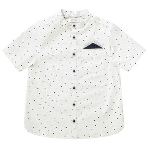 Camisa de manga corta estampada con pañuelo para niño 