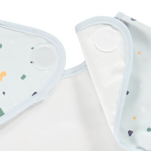 Babero tipo delantal de manga larga Disney Mickey con cierre de velcro 