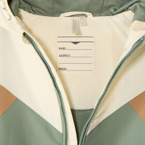 Cortavientos con capucha impermeable de ripstop para bebé niño. 