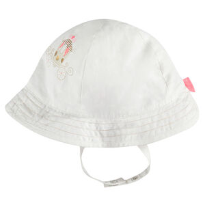 Gorro de popelina de algodón con estampado de fantasía 