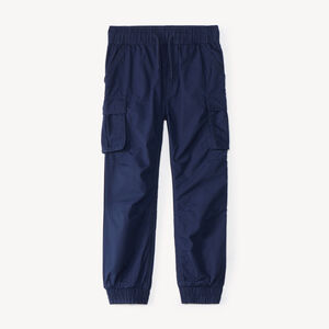 Pantalón de niño estilo jogger cargo liso 