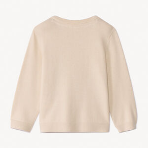 Jersey liso de punto con estampado de perro para bebé niño 