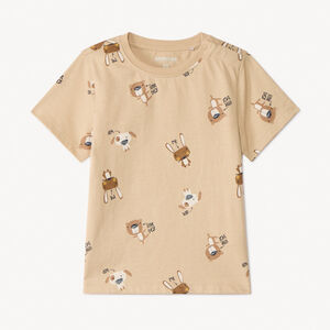 Camiseta de manga corta estampada para bebé niño 