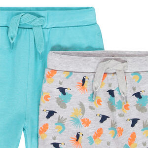 Lote de 4 bermudas de punto para bebé niño 