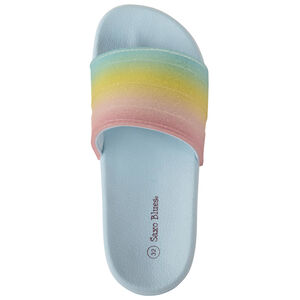 Chanclas de arcoíris brillantes para niña con tira según la talla  Main Chanclas de arcoíris brillantes para niña con tira según la talla