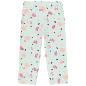 Pijama de 2 piezas con camiseta y pantalón para niña 