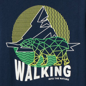 Camiseta de manga larga con estampado fantasía para niño 