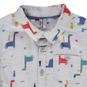 Camisa de manga larga con estampado de diplodocus para bebé niño 