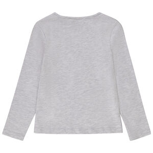 Camiseta manga larga estampado fantasía niña 