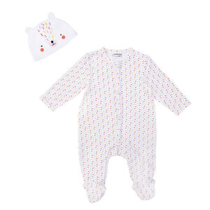 Conjunto de pijama y gorro 