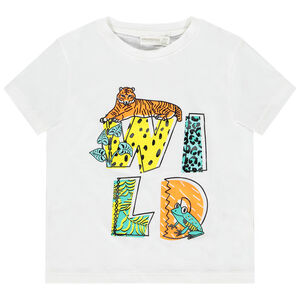 Camiseta manga corta print Wild para niño 