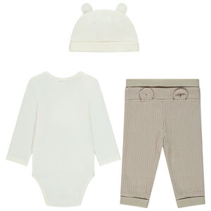 Conjunto lúdico 3 piezas con motivo de oso para bebé 