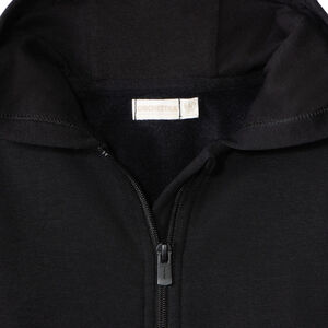 Chaleco con capucha de felpa con bordado de corazón para niña 