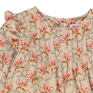 Túnica de manga larga con estampado floral para niña 