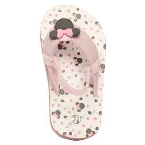 Tongs à bride souple imprimé Minnie Disney pour bébé fille  Main Tongs à bride souple imprimé Minnie Disney pour bébé fille
