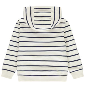 Sudadera con capucha marinera de fantasía en felpa niño 