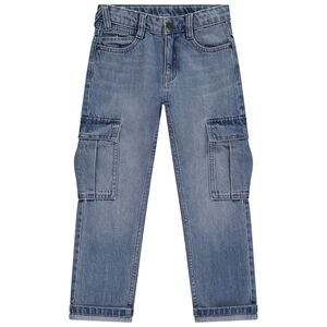 Pantalón cargo efecto desgastado para niño 