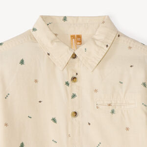 Camisa de manga larga con pajarita para niño 
