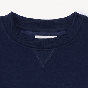 Sudadera de felpa lisa niño 