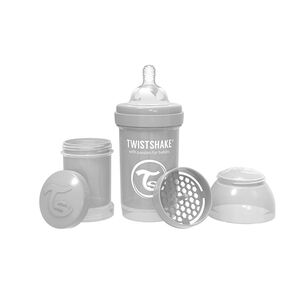 Biberón anticólicos 180 ml - Gris pastel 