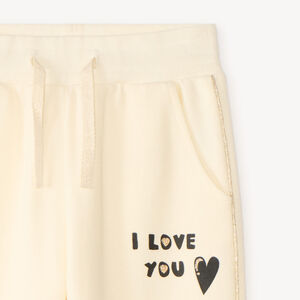 Pantalón de chándal para niña de felpa con estampado de Stitch de Disney. 