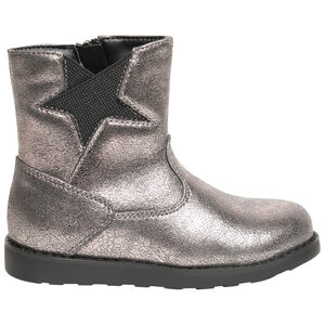 Botines plateados efecto gastado con elástico Main Botines plateados efecto gastado con elástico