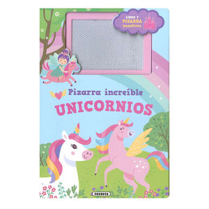 Libro y Pizarra magnética Unicornios +5 años 