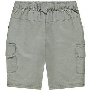 Bermudas unicolor con bolsillos tipo cargo para bebé niño 