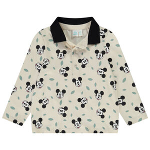 Polo manches longues imprimé Mickey Disney pour bébé garçon 