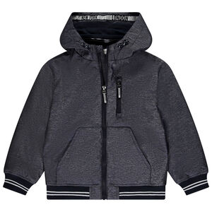 Chubasquero con capucha efecto metálico para niño  Main Chubasquero con capucha efecto metálico para niño