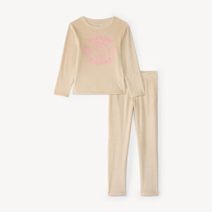 Conjunto de pijama para niña de polar 