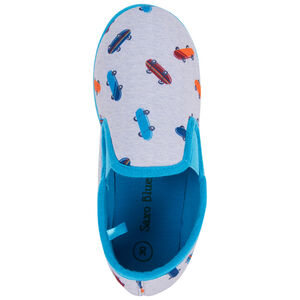 Pantuflas bajas con estampado de skates para niño 