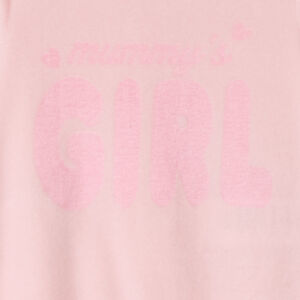 Pelele de terciopelo con estampado Mummy