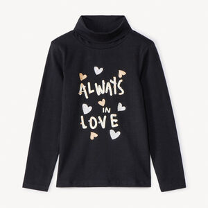 Sous-pull à col roulé fantaisie pour fille  Main Sous-pull à col roulé fantaisie pour fille