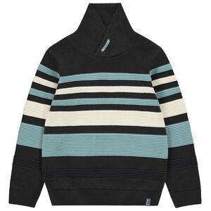 Jersey de rayas con cuello cruzado para niño 