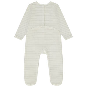 Pelele patch Hedwig Warner para bebé niña con aperturas diferentes según la edad 