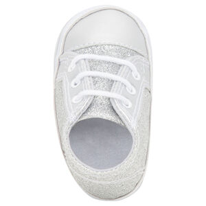 Botas brillantes con cordones 