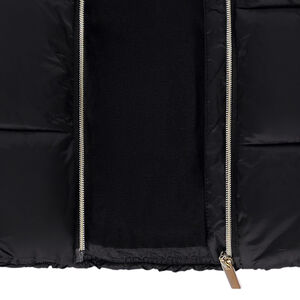 Doudoune longue à capuche en toile pour fille 