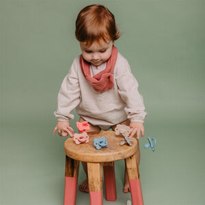 Chupete silicona fisiológico 6-18M Colour Essence Butterfly rosa 