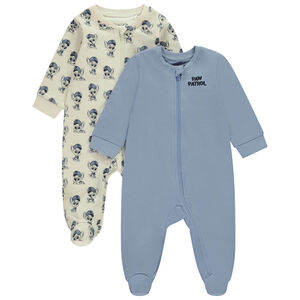 Pack de 2 peleles interlock Patrulla Canina para bebé niño 