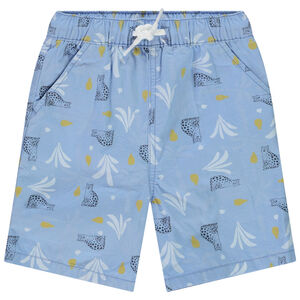 Bermuda estampado felinos para bebé niño 