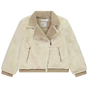 Chaqueta de peluche sintético de niña 