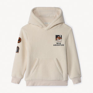 Sudadera con capucha de sherpa para niño 