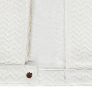 Cazadora biker jacquard 