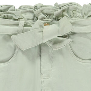 Vaqueros paperbag uni con cinturón para atar para niña  Main Vaqueros paperbag uni con cinturón para atar para niña