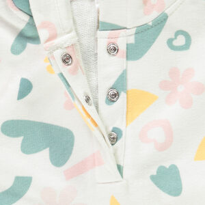 Conjunto 2 piezas vestido estampado arty para bebé niña 