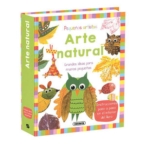 Caja de manualidades con libro Arte natural +4 años 