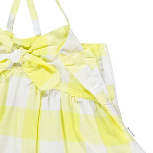 Túnica de tirantes finos a cuadros 