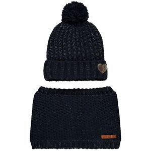 Conjunto gorro y snood de punto para niña 