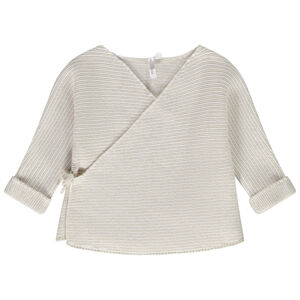 Chaqueta de punto efecto cruzado para bebé  Main Chaqueta de punto efecto cruzado para bebé